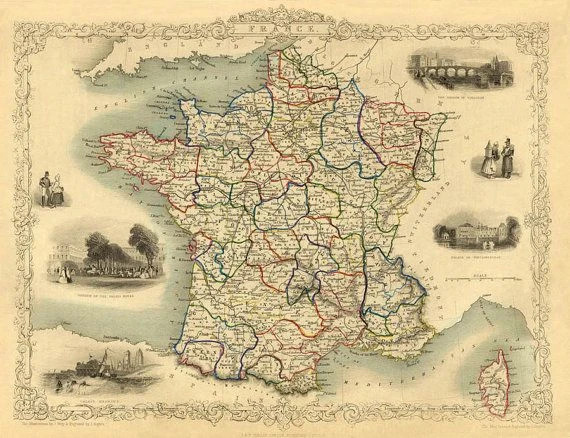 france map 